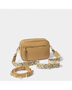 Katie Loxton Hana Crossbody Bag - Camel